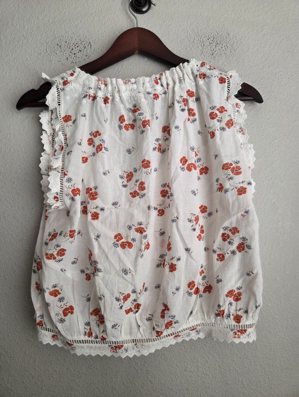 Doen Traveler Top in Poppy Field size S - Picture 6 of 8
